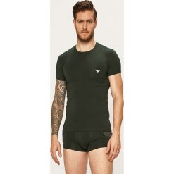 Emporio Armani - Piżama. Zielone piżamy męskie Emporio Armani, s, z nadrukiem, z elastanu, bez rękawów. Za 419,90 zł.