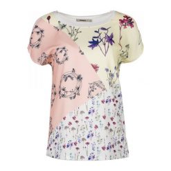 Desigual T-Shirt Damski Ambrosine S Biały. Białe t-shirty damskie marki Desigual, s. W wyprzedaży za 169,00 zł.