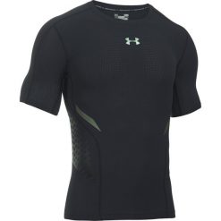 Under Armour Koszulka męska HeatGear Armour Zonal Comp SS BLK//IRF r. L (1289555-001). Szare koszulki sportowe męskie marki Under Armour, z elastanu, sportowe. Za 174,00 zł.