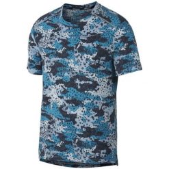 Nike koszulka męska do biegania M Nk Brt Rise 365 Top Ss Nv Rb Lt Blue Fury Reflective Silv L. Niebieskie koszulki męskie Nike, m, z nadrukiem, bez kołnierzyka, bez rękawów, do biegania. Za 199,00 zł.