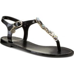 Chodaki damskie: Japonki GUESS - Adalinn FLAIN2 RUB21 BLACK