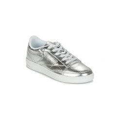 Buty Reebok Classic CLUB C 85 S SHINE. Szare trampki i tenisówki damskie Reebok Classic, bez wzorów, bez zapięcia. Za 219,50 zł.