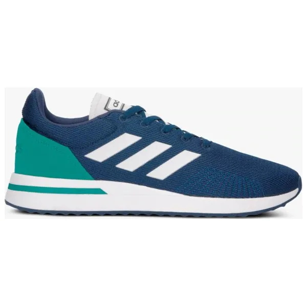 Adidas Run70S buty męskie, granatowy, rozmiar 42. Niebieskie buty sportowe męskie Adidas, z tkaniny, z paskami. W wyprzedaży za 199,99 zł.