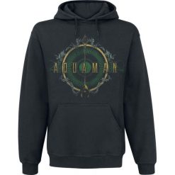 Aquaman Framed Trident FB Bluza z kapturem czarny. Czarne bluzy męskie marki Aquaman, l, z nadrukiem, z kapturem, bez rękawów, z kapturem. Za 79,90 zł.