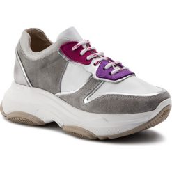 Sneakersy EVA MINGE - EM-11-05-000047 112. Szare półbuty damskie Eva Minge, ze skóry. W wyprzedaży za 219,00 zł.