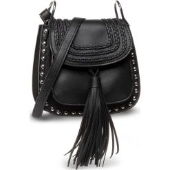 Torebka DEEZEE - RC17933 Black. Czarne listonoszki damskie DeeZee, bez wzorów, ze skóry ekologicznej, bez dodatków. Za 99,99 zł.