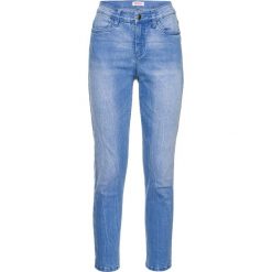 Jeansy damskie: Dżinsy ze stretchem 7/8 Slim bonprix lazurowy