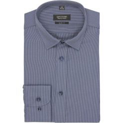 Koszula versone 2637 długi rękaw slim fit granatowy. Niebieskie koszule męskie Recman, m, bez wzorów, bez kołnierzyka, z długim rękawem. Za 139,00 zł.