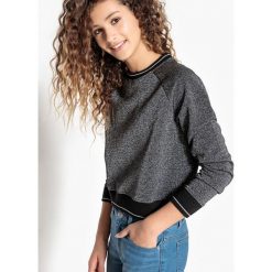 Krótka bluza 10-16 lat. Czarne bluzy dziewczęce marki La Redoute Collections, z bawełny, z długim rękawem, długie. Za 69,26 zł.