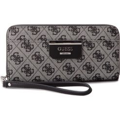 Duży Portfel Damski GUESS - Bobbi Slg SWEM64 22460 BLO. Szare portfele damskie marki Guess, z aplikacjami, ze skóry ekologicznej. W wyprzedaży za 229,00 zł.