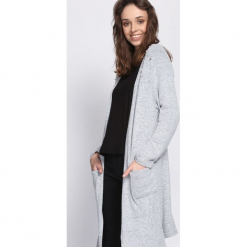 Jasnoniebieski Kardigan Basic Like. Szare kardigany damskie Born2be, l. Za 44,99 zł.