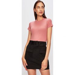 Tally Weijl - T-shirt. Białe bluzki damskie TALLY WEIJL, s, bez wzorów, z elastanu, z okrągłym kołnierzem. Za 29,90 zł.