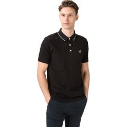 Armani Exchange Polo Koszulka Czarny. Czarne podkoszulki męskie m, z bawełny. Za 335,95 zł.