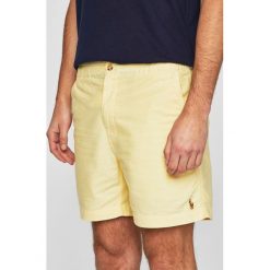 Polo Ralph Lauren - Szorty. Żółte spodenki i szorty męskie Polo Ralph Lauren, xl, bez wzorów, z bawełny, casualowe. W wyprzedaży za 299,90 zł.