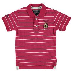 T-shirty chłopięce: Koszulka polo w kolorze różowym