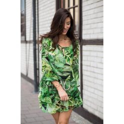 Sukienka Jungle. Sukienki damskie Modaforyou, na co dzień, s, z aplikacjami, z elastanu, z falbankami, bez rękawów. Za 219,00 zł.
