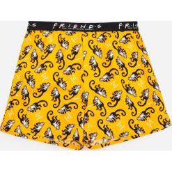 Bawełniane bokserki Friends - Żółty. Żółte bokserki męskie Reserved, bez wzorów, z bawełny. Za 35,99 zł.