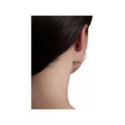 Kolczyki Paula. Żółte kolczyki damskie marki Aleksandra puchacz jewellery, złote, na sztyftcie. Za 120,00 zł.