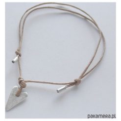 SERDUSZKO bransoletka. Szare bransoletki damskie na nogę Pakamera, srebrne. Za 60,00 zł.