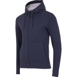 Bluzy męskie: Bluza męska BLM003 – ciemny granatowy melanż