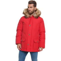 Parka w kolorze czerwonym. Czerwone parki męskie Candian Peak, Lonsdale, North2Valley, xl, bez wzorów, bez kaptura. W wyprzedaży za 389,95 zł.
