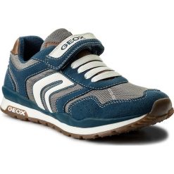 Sneakersy GEOX - J Pavel B J7215B 014AF C4263 D Avio/Grey. Szare trampki chłopięce Geox, bez wzorów, ze skóry ekologicznej, na rzepy. W wyprzedaży za 199,00 zł.
