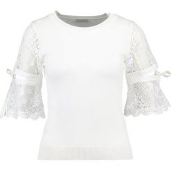 Swetry klasyczne damskie: Navy London JENNA Sweter white