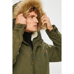 Tommy Jeans - Parka. Brązowe parki męskie Tommy Jeans, l, z bawełny. Za 999,90 zł.