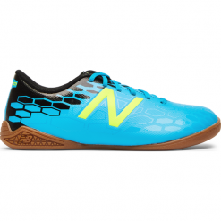Halówki Junior Visaro 2.0 Control IN - JSVCIMH2. Niebieskie buty chłopięce sportowe marki New Balance, z gumy. W wyprzedaży za 119,99 zł.