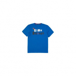 T-shirt krótki rękaw męski z printem. Szare t-shirty męskie z nadrukiem marki TXM, z dresówki. Za 14,99 zł.