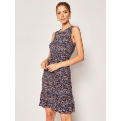 Sukienka codzienna MICHAEL Michael Kors Bloom Rchd MS08ZKAE1P. Sukienki damskie MICHAEL Michael Kors, na co dzień, m, bez wzorów, z elastanu, bez kołnierzyka, bez rękawów, proste. Za 1079,00 zł.