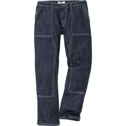 Dżinsy WORKER Loose Fit Straight bonprix ciemnoniebieski. Niebieskie jeansy męskie regular bonprix. Za 139,99 zł.