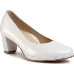 Półbuty ARA - 12-13436-36 Offwhite. Białe półbuty damskie ara, bez wzorów, ze skóry, eleganckie, bez obcasa, na obcasie, bez zapięcia. Za 329,00 zł.