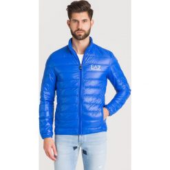 Kurtka puchowa EA7 Emporio Armani. Czerwone płaszcze męskie EA7 Emporio Armani, s, bez wzorów, z puchu, bez kaptura. Za 689,00 zł.