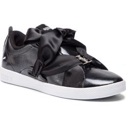 Sneakersy PUMA - Smash Wns Bkl Patent 369638 02 Puma Black/White/Puma Sliver. Czarne półbuty damskie Puma, ze skóry ekologicznej. W wyprzedaży za 189,99 zł.