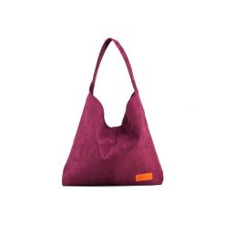 Torebki klasyczne damskie: Torba worek Mili Chic Mc7 burgund fiolet