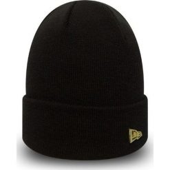 New Era - Czapka. Czarne czapki męskie marki New Era, z dzianiny. W wyprzedaży za 89,90 zł.