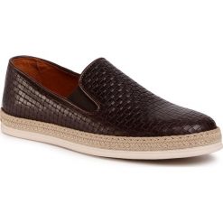 Espadryle QUAZI - QZ-64-04-000652 105. Pomarańczowe espadryle męskie QUAZI, bez wzorów, ze skóry. W wyprzedaży za 239,00 zł.