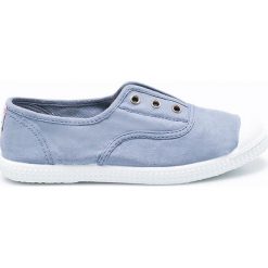 Cienta - Tenisówki dziecięce. Szare buty dziewczęce sportowe Cienta, z gumy, z okrągłym noskiem. Za 99,90 zł.