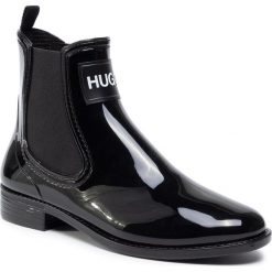 Kalosze HUGO - Nolita Rain Bootie 50419674 10222177 01 Black 001. Czarne kalosze damskie HUGO, z tworzywa sztucznego, bez obcasa, bez zapięcia. Za 429,00 zł.
