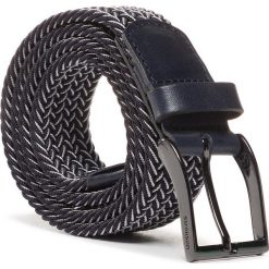 Pasek Męski STRELLSON - 3109 Navy/White. Niebieskie paski męskie Strellson, w paski, ze skóry. W wyprzedaży za 209,00 zł.