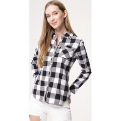 Czarno-Biała Koszula Half Asleep. Czarne bluzki damskie Born2be, xl. Za 49,99 zł.