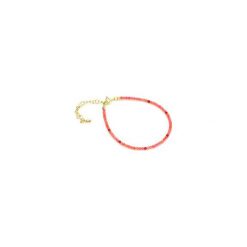 Bransoletka Koral z Czerwienią złoto. Brązowe bransoletki damskie na nogę Brazi druse jewelry, złote. Za 110,00 zł.