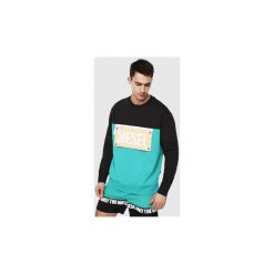 Bluzy Diesel 00SSJJ 0WATL BAYSEA. Niebieskie bluzy męskie Diesel, xl, bez wzorów, bez kołnierzyka, bez rękawów, bez kaptura. Za 382,93 zł.