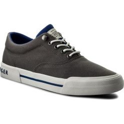 Tenisówki TOMMY HILFIGER - Heritage Textile Sneaker FM0FM01353 Steel Grey 039. Szare półbuty męskie TOMMY HILFIGER, na co dzień, bez wzorów, z gumy, eleganckie, bez zapięcia. W wyprzedaży za 199,00 zł.