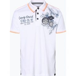 Camp David - Męska koszulka polo, czarny. Czarne koszulki męskie Camp David, xxl, z nadrukiem, z bawełny, bez rękawów. Za 249,95 zł.