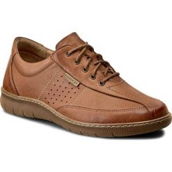 Półbuty LASOCKI COMFORT RITA-04. Brązowe półbuty damskie Lasocki Comfort, bez wzorów, ze skóry, bez obcasa, bez zapięcia. Za 169,99 zł.
