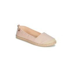Espadryle Roxy FELICITY J SHOE BSH. Różowe espadryle damskie Roxy, bez wzorów, bez obcasa. W wyprzedaży za 125,30 zł.