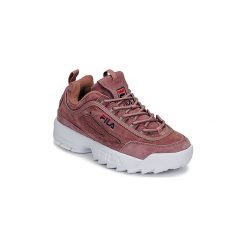 Buty Fila DISRUPTOR S LOW WMN. Różowe trampki i tenisówki damskie marki Fila, bez wzorów, bez zapięcia. Za 455,20 zł.
