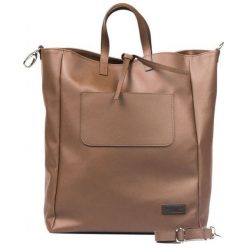 Trussardi Torebka Brązowa. Pomarańczowe torebki klasyczne damskie Trussardi, bez wzorów, na ramię, bez dodatków. Za 549,00 zł.
